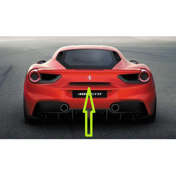 S F Ferrari Horse At Logo Gold Metal Bagaj Logo Amblem Arma ürün görseli 1