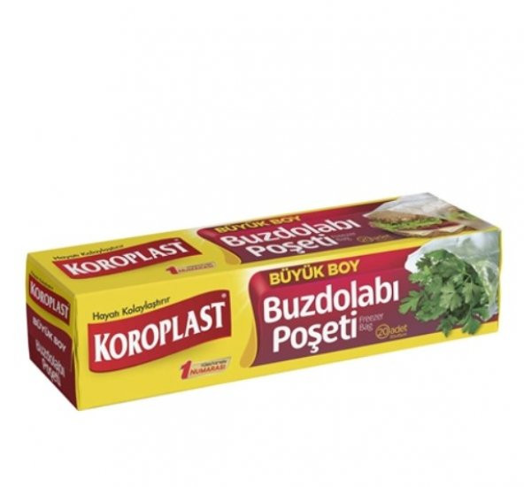 Koroplast Büyük Boy Buzdolabı Poşeti 20li 30 x 45 CM ürün görseli 1