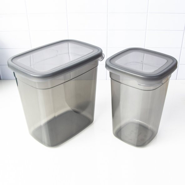 1 Adet 1,1 Lt + 1 Adet 1,85 Lt 2 Parça Yeni Nesil Saklama Kabı Seti ürün görseli 1