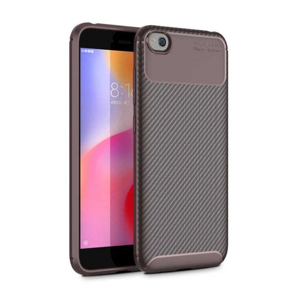 Xiaomi Mi Play Kılıf Focus Karbon Kamera Korumalı Silikon Kılıf ürün görseli 1