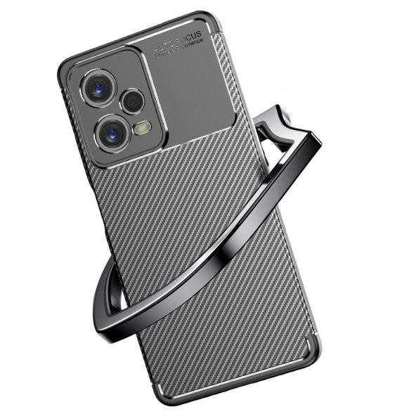Xiaomi Poco F1 Kılıf Focus Karbon Kamera Korumalı Silikon Kılıf ürün görseli 1