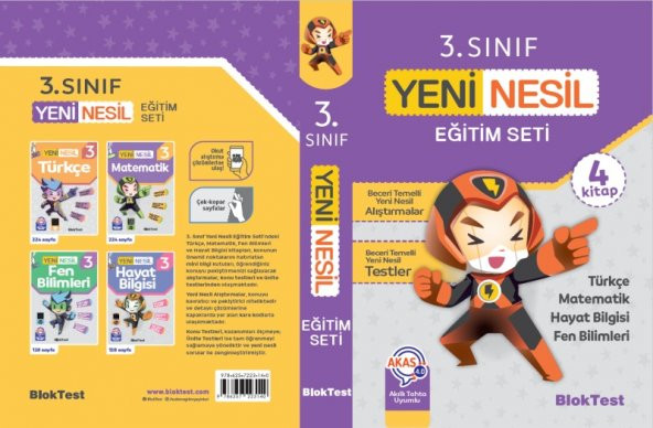 Bloktest 3. Sınıf Yeni Nesil Eğitim Seti 2023 ürün görseli 1