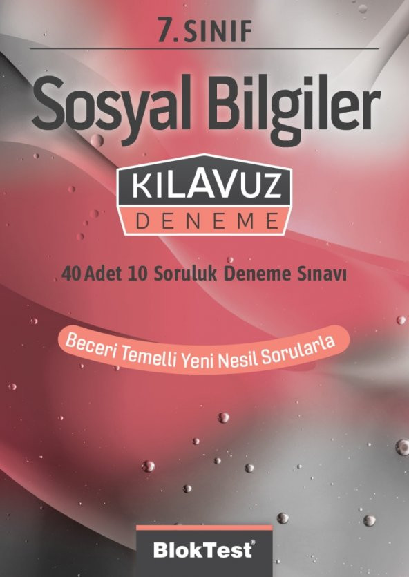 Bloktest 7. Sınıf Sosyal Bilgiler Kılavuz Deneme 2023 ürün görseli 1