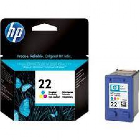 Hp 22 Renkli Kartuş Orjinal ürün görseli 1