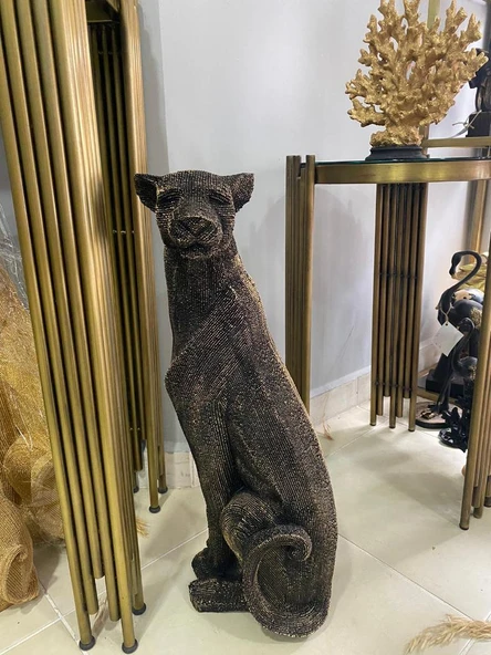 Dekoratif Puma Leopar Çita Biblo 70 cm - Resim 2
