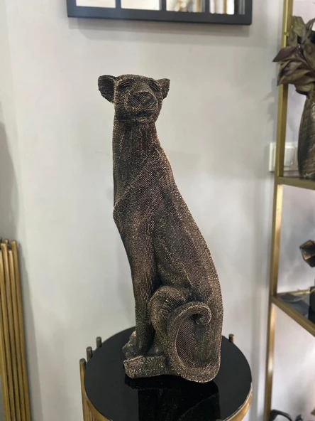 Dekoratif Puma Leopar Çita Biblo 70 cm ürün görseli 1