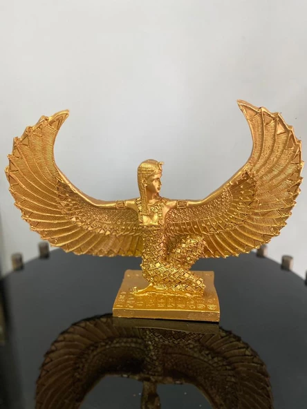 Dekoratif İsis Biblo Mısır Tanrıçası Melek şamdan modeli biblo ürün görseli 1
