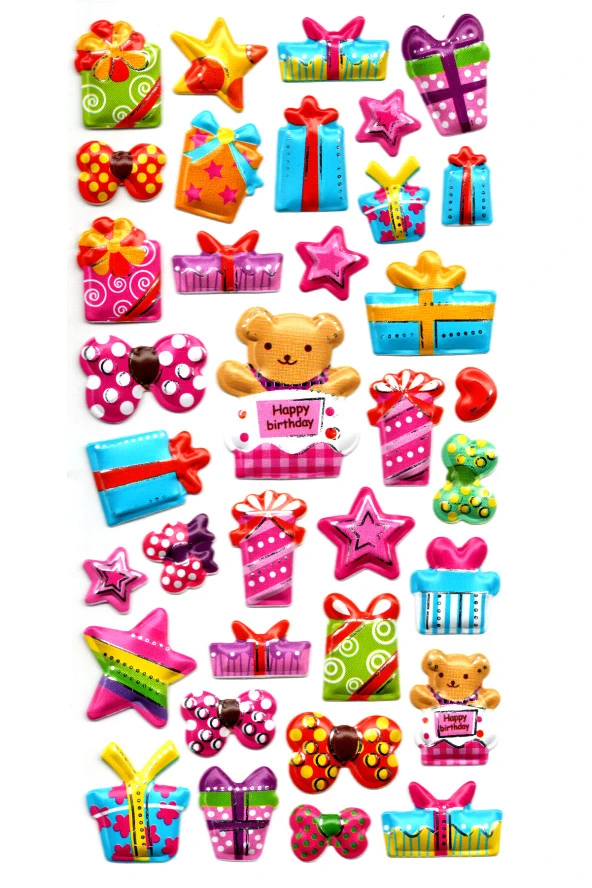 Sticker Kabartmalı Stiker Defter, Planlayıcı Etiket (limlra-014) - 17X9 cm - Hediye ürün görseli 1