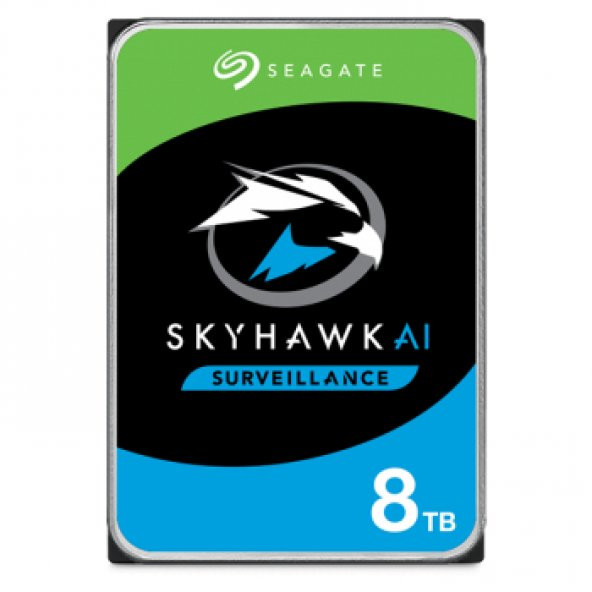 8TB  SKYHAWK AI 256MB 7/24 RV ST8000VE001 ürün görseli 1