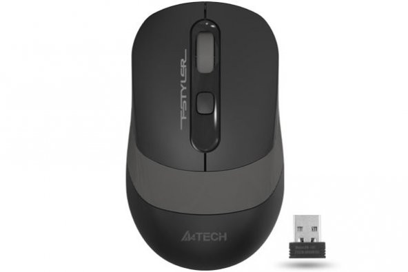 A4-TECH FG10S-GREY GRİ Nano Silent/Sessiz Wireless/Kablosuz Optik Mouse ürün görseli 1