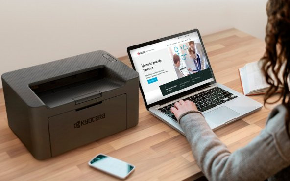 KYOCERA PA2000w SİYAH BEYAZ A4 LAZER YAZICI (Wi-Fi) ürün görseli 1
