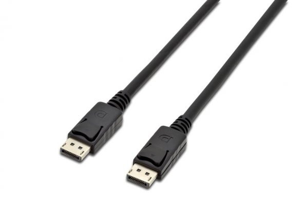 ASSMANN DisplayPort bağlantı kablosu, DP M/M, 10.0m, w/interlock, Full HD 1080p, AK-340100-100-S ürün görseli 1