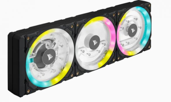 CX-9040005-WW Hydro X Series XD7 RGB Pump/Reservoir Combo — Black ürün görseli 1