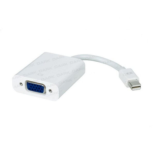 DK-HD-AMDPXVGA Mini Display Port-VGA Dönüştürücü Beyaz Renk ürün görseli 1