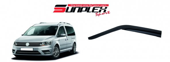 WOLKSVAGEN CADDY 2004 2016 MODELLERE UYUMLU SUNPLEX CAM RÜZGARLIĞ ürün görseli 1