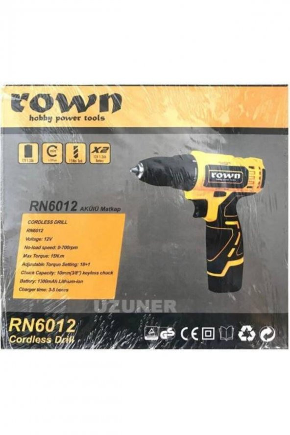 Rown Rn6012 Li-ıon Çift Akülü Matkap - Resim 2