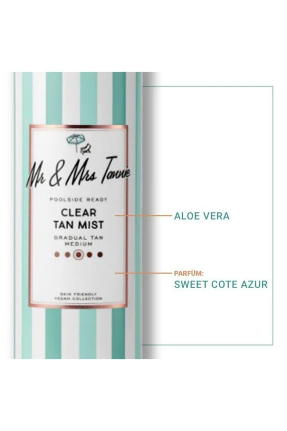 Mr & Mrs Bronzlaştırıcı Sprey 200 Ml - Resim 2