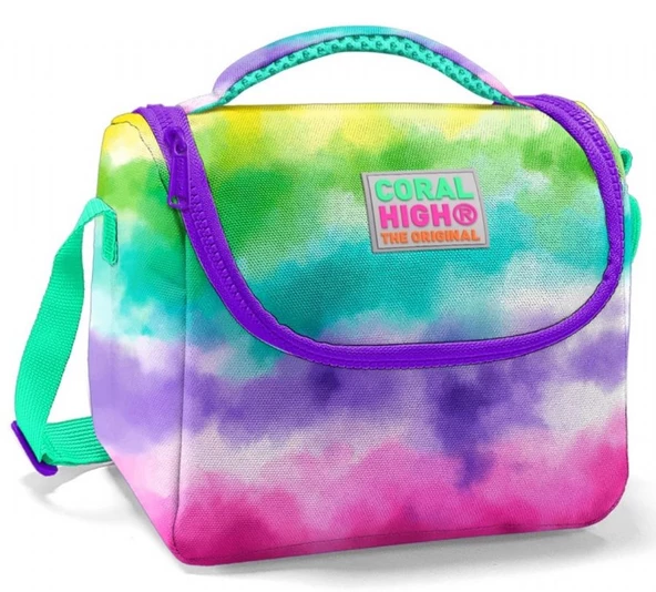 Coral High Kız Çocuk Airbrush Yalıtımlı Okul Beslenme Çantası ürün görseli 1