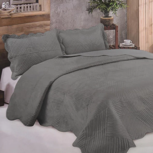 Kristal Tek Kişilik Microplush Yatak Örtüsü - Resim 8