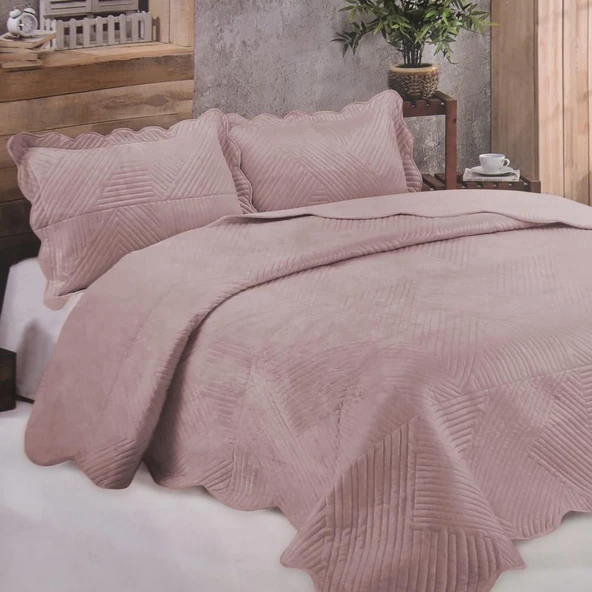 Kristal Tek Kişilik Microplush Yatak Örtüsü - Resim 6