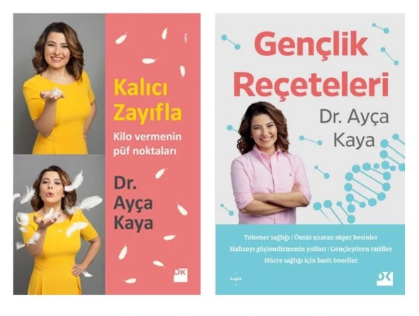 Ayça Kaya Kalıcı Zayıfla + Gençlik Reçeteleri (2 Kitap) ürün görseli 1
