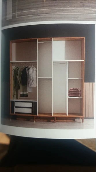 Aydınev LİMA MDF 5 KAPILI DOLAP - Resim 2