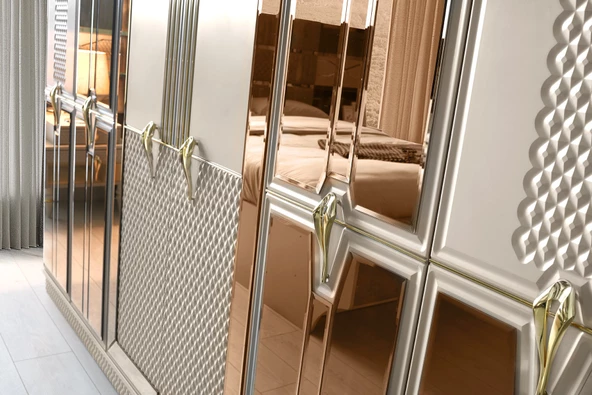 Aydınev MARSİLYA MDF 6 KAPILI DOLAP - Resim 5
