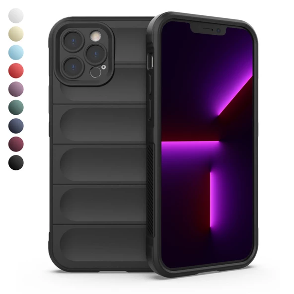 iPhone 13 Pro Kılıf Optimum Lens Çerçeveli Silikon Kapak ürün görseli 1
