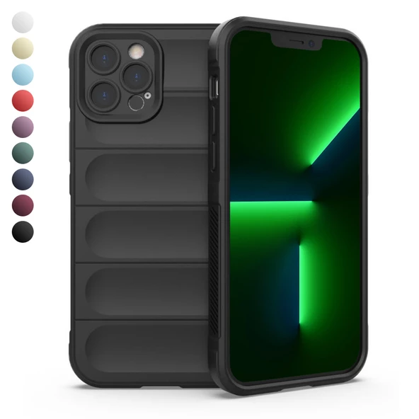 iPhone 13 Pro Max Kılıf Optimum Lens Çerçeveli Silikon Kapak ürün görseli 1