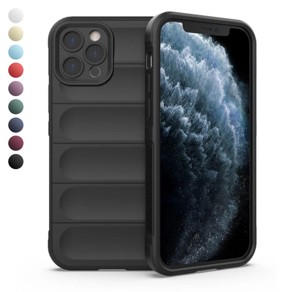 iPhone 11 Pro Kılıf Optimum Lens Çerçeveli Silikon Kapak ürün görseli 1