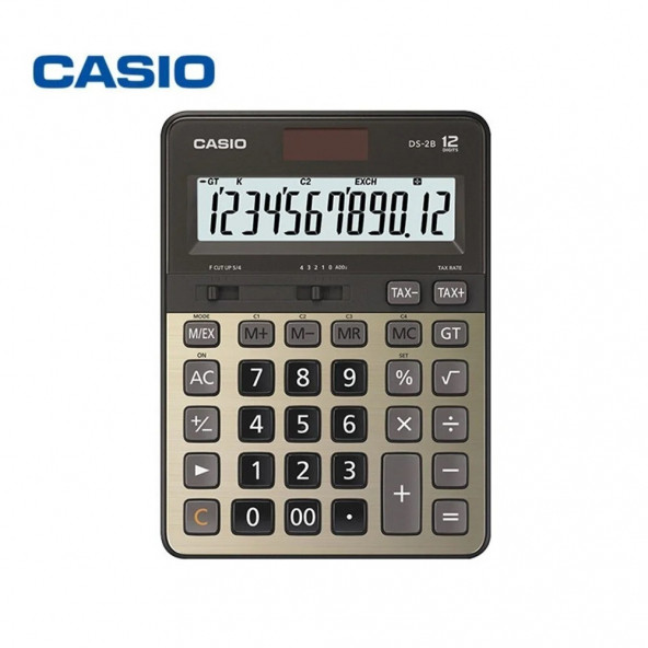 Casio DS-2B Gold Series Masaüstü Hesap Makinası ürün görseli 1