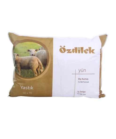 Özdilek Doğal %100 Yün Yastık (50x70) ürün görseli 1