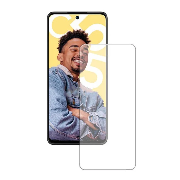 Realme C55 ile Uyumlu Şeffaf Esnek Nano Cam Ekran Koruyucu ürün görseli 1