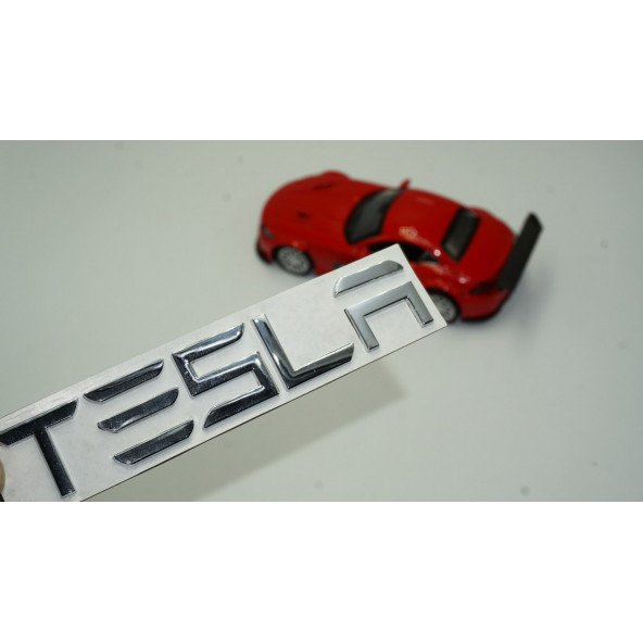 Tesla Model 3 Y S X Series Bagaj Krom Metal 3M 3D Yazı Logo Orjinal Ürün ürün görseli 1