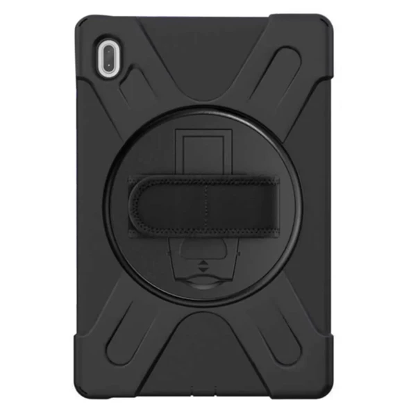 Gpack Samsung Galaxy Tab S7 Fe T733 Kılıf Defender Tablet Tank Koruma Standlı df3 ürün görseli 1
