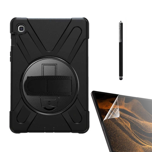 Gpack Samsung Galaxy Tab A8 10.5 Sm x200 Kılıf Defender Tablet Tank Koruma Standlı df22  Nano  Kalem ürün görseli 1