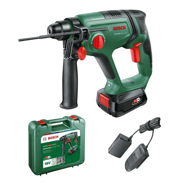 Bosch UniversalHammer 18V Akülü Matkap (Tek Akü, 2,5 Ah) - 06039D6002 ürün görseli 1