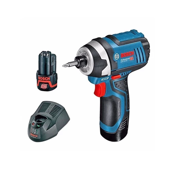 BOSCH Professional GDR 12V-105  2x2,0 Ah Akülü Darbeli Somun Sıkma Şarjlı - 06019A6905 ürün görseli 1