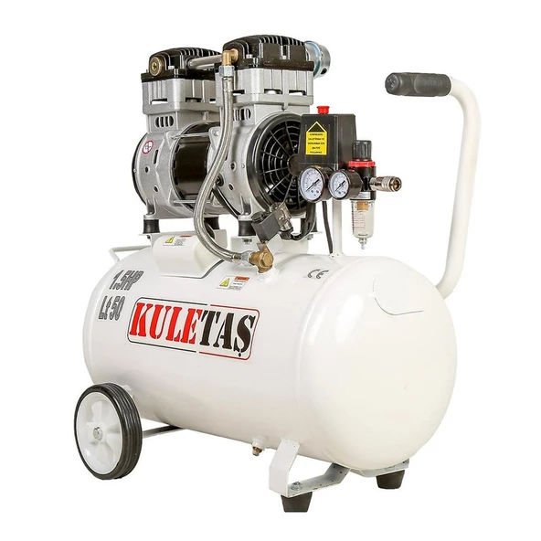 Kuletaş Sessiz Yağsız Hava Kompresörü 50Lt 1,5Hp - 5587016 ürün görseli 1