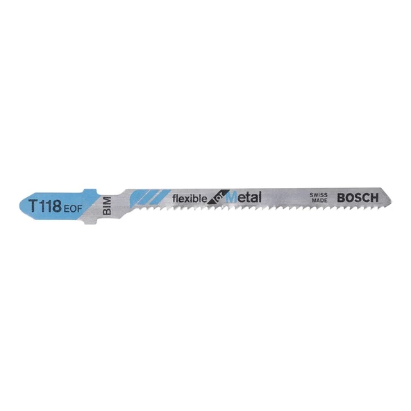 Bosch Dekupaj Bıçağı FlexforMetal T118EOF 5'li - 2608634237 ürün görseli 1