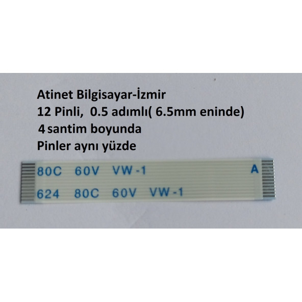 Asus R515la R515lab R515lb Sdd  Flex Kablosu 12-0.5-4A ürün görseli 1