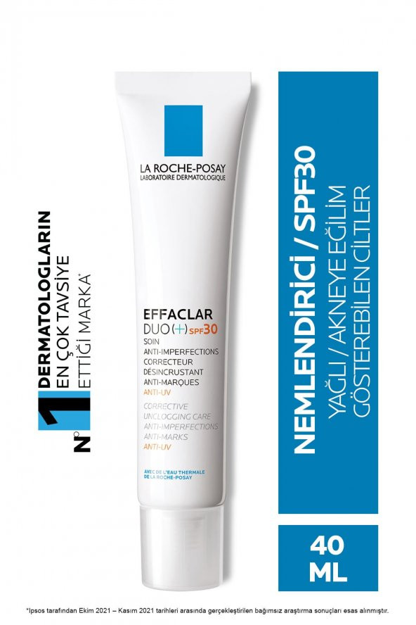 Effaclar Duo (+) Spf30 - Yağlı Ciltler Için Krem 40ml ürün görseli 1
