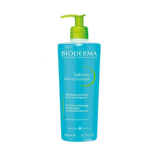 Bioderma Sebium Foaming Gel Yüz Temizleme Jeli 500 ml PUANSIZDIR ürün görseli 1