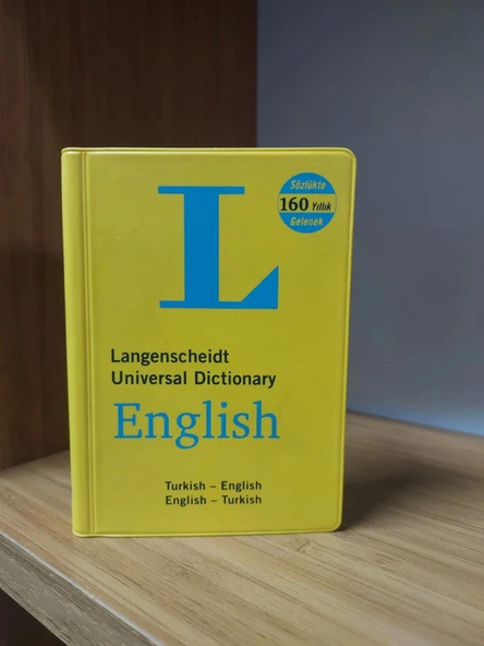 LANGENSCHEİDT İNGİLİZCE TÜRKÇE TÜRKÇE İNGİLİZCE L SÖZLÜK ürün görseli 1