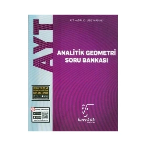 KAREKÖK AYT ANALİTİK GEOMETRİ SORU BANKASI ürün görseli 1