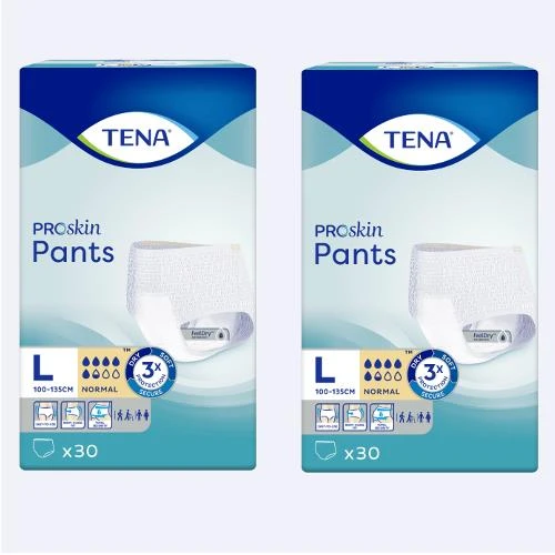 Tena Emici Külot Normal 5.5 Damla Büyük Boy L 30'lu 2 Adet Hasta Bezi ürün görseli 1