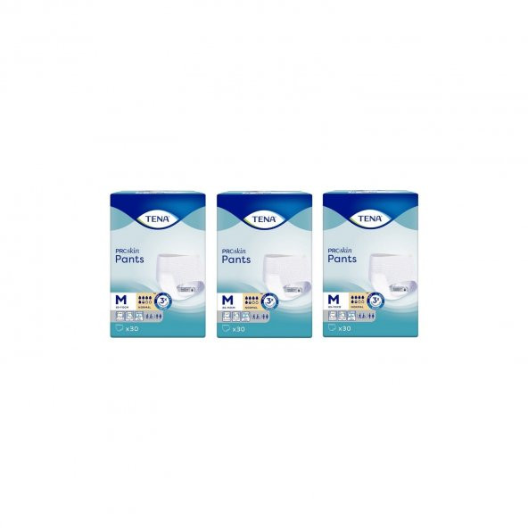 Tena Proskin Pants Normal 5,5 damla Emici Külot Orta Boy Medium 30lu 3 paket / 90 adet ürün görseli 1