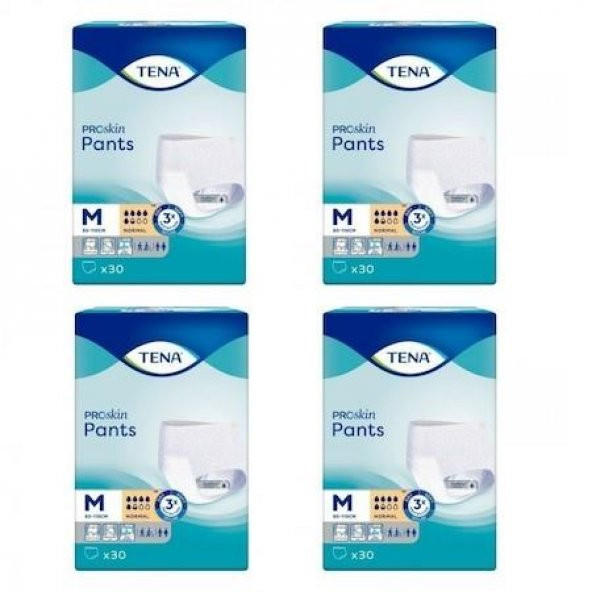Tena Proskin Pants Normal Emici Külot Orta Boy M 30'lu 4 Adet Hasta Bezi ürün görseli 1