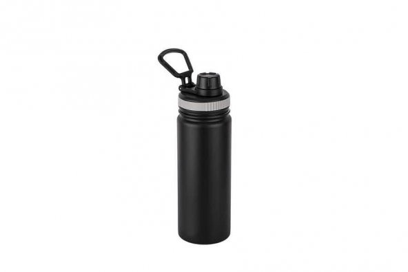TANTİTONİ SİYAH PASLANMAZ ÇELİK SU ŞİŞESİ 530ML JAR 13448S ürün görseli 1