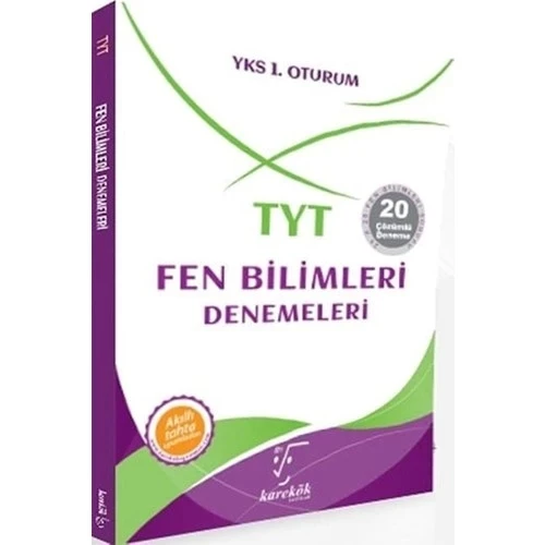 KAREKÖK TYT FEN BİLİMLERİ DENEMELERİ YKS 1.OTURUM ürün görseli 1